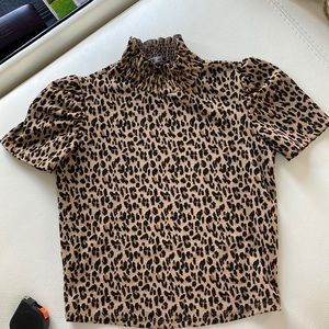 ZARA animal print top S